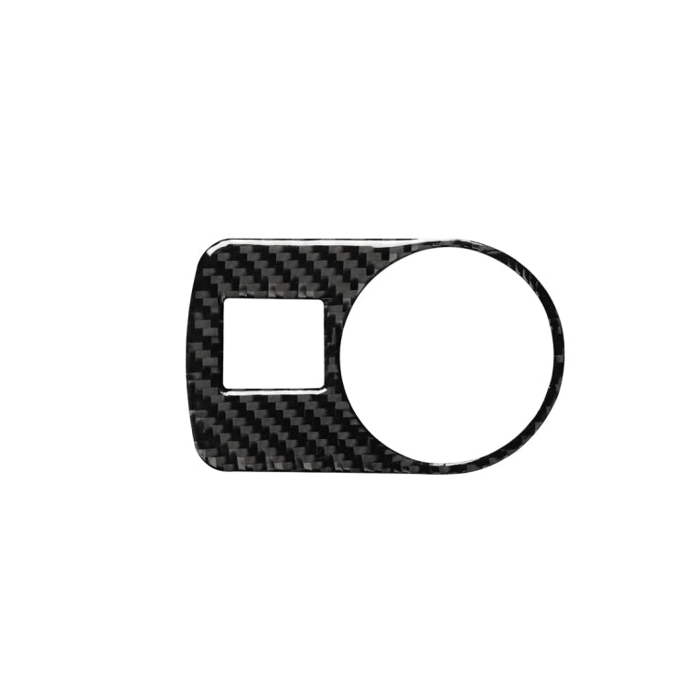 Car Carbon Fiber Headlight Switch Decorative Sticker for Audi TT 8n 8J MK123 TTRS 2008-2014, Right Drive