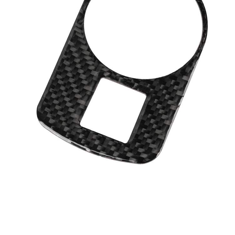 Car Carbon Fiber Headlight Switch Decorative Sticker for Audi TT 8n 8J MK123 TTRS 2008-2014, Left Drive