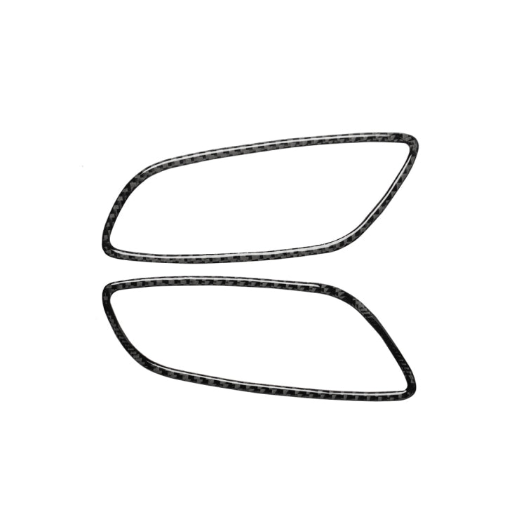 Car Carbon Fiber Door Handle Frame Decorative Sticker for Audi TT 8n 8J MK123 TTRS 2008-2014, Left and Right Drive Universal