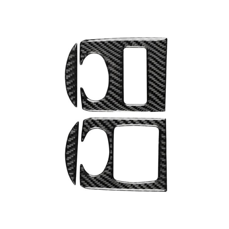 Car Carbon Fiber Glass Lifter Panel Decorative Sticker for Audi TT 8n 8J MK123 TTRS 2008-2014, Right Drive