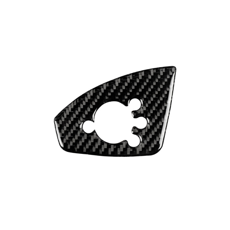 Car Carbon Fiber Door Button Decorative Sticker for Audi TT 8n 8J MK123 TTRS 2008-2014, Right Drive, B Style