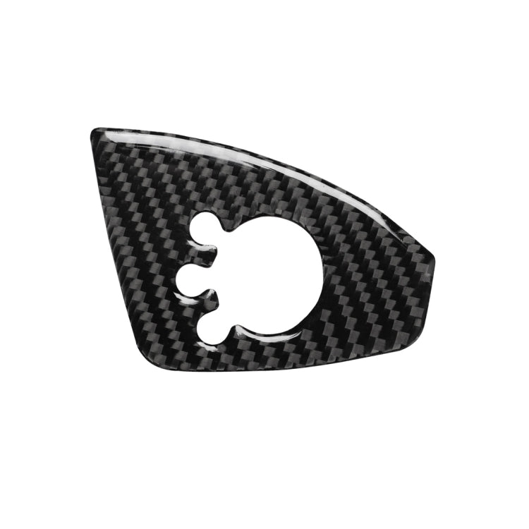 Car Carbon Fiber Door Button Decorative Sticker for Audi TT 8n 8J MK123 TTRS 2008-2014, Left Drive, A Style