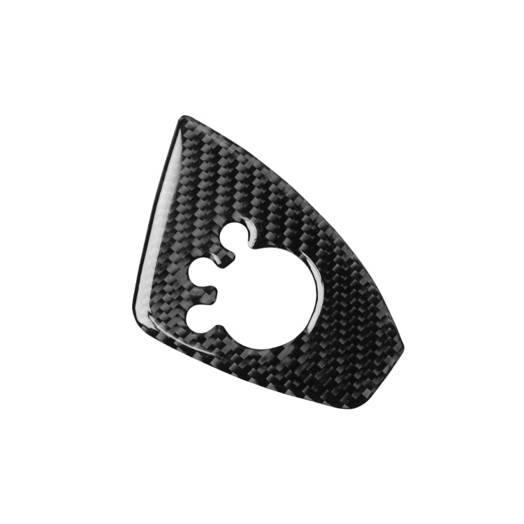 Car Carbon Fiber Door Button Decorative Sticker for Audi TT 8n 8J MK123 TTRS 2008-2014, Left Drive, A Style