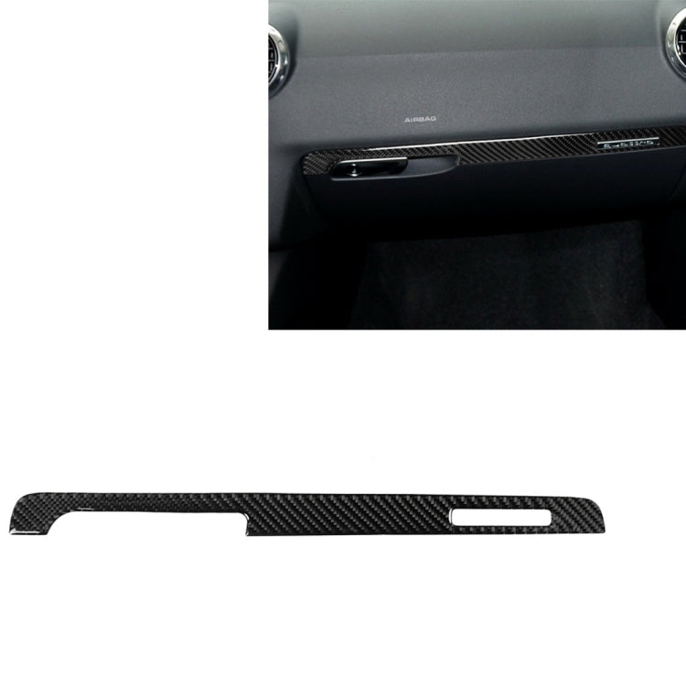 Car Carbon Fiber Passenger Seat Decorative Strip for Audi TT 8n 8J MK123 TTRS 2008-2014, Left Drive
