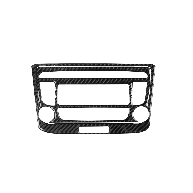 Car Carbon Fiber Air Conditioning CD Panel Decorative Sticker for Audi TT 8n 8J MK123 TTRS 2008-2014, Left and Right Drive Universal, B Style