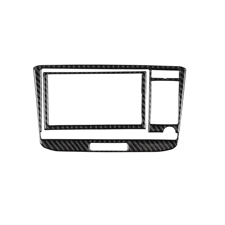 Car Carbon Fiber Air Conditioning CD Panel Decorative Sticker for Audi TT 8n 8J MK123 TTRS 2008-2014, Left and Right Drive Universal, A Style