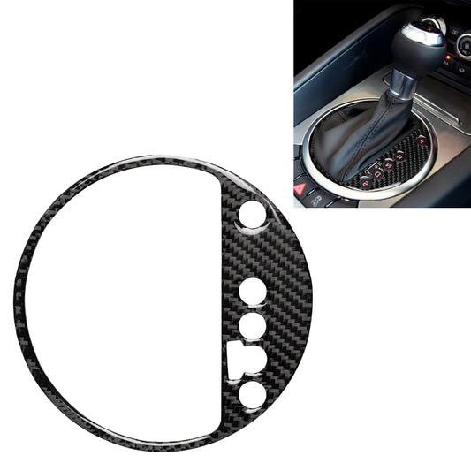 Car Carbon Fiber Gear Shift Position Panel Decorative Sticker for Audi TT 8n 8J MK123 TTRS 2008-2014, Right Drive