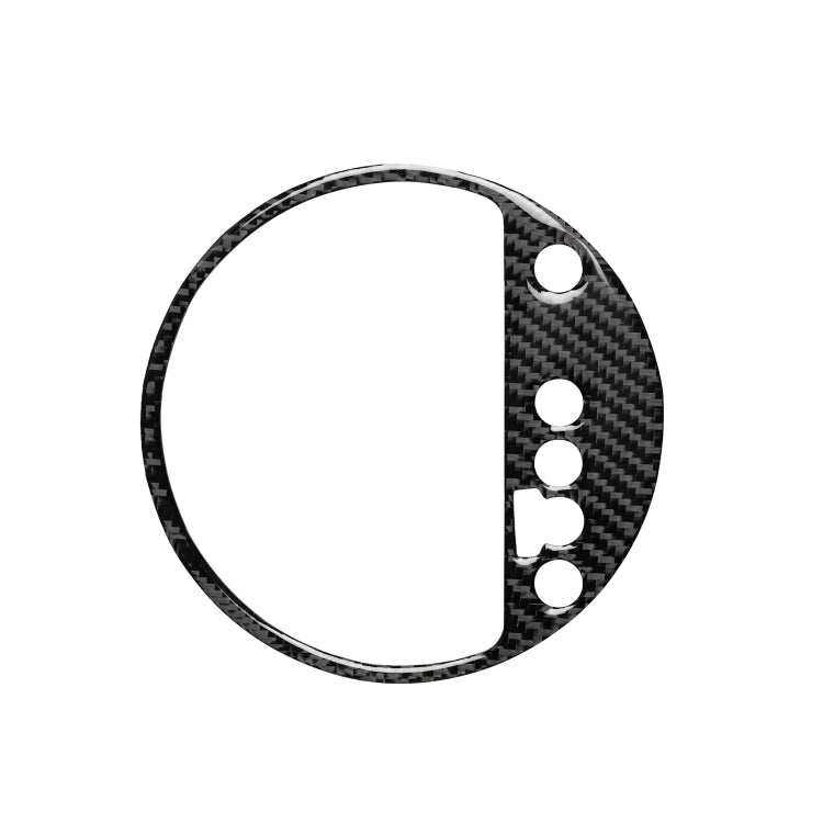 Car Carbon Fiber Gear Shift Position Panel Decorative Sticker for Audi TT 8n 8J MK123 TTRS 2008-2014, Right Drive