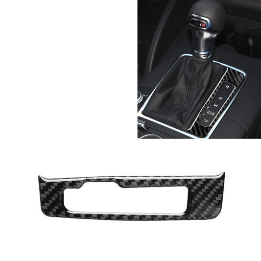 Car Carbon Fiber Gear Shift Frame Decorative Sticker for Audi A3 / 8V 2014-2019, Right Drive