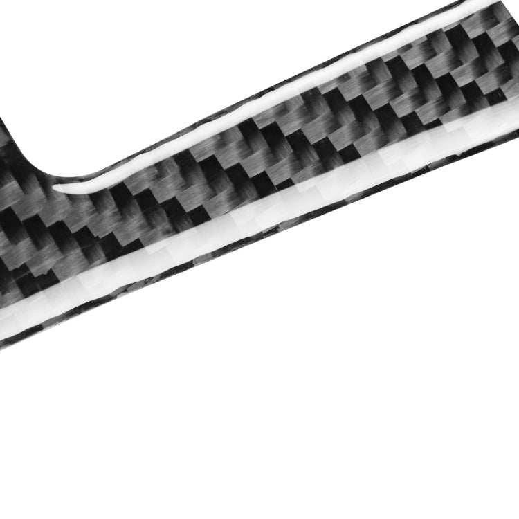 Car Carbon Fiber Armrest Cup Holder Decorative Stickers for Volvo V60 2010-2017 / S60 2010-2018, Left and Right Drive Universal