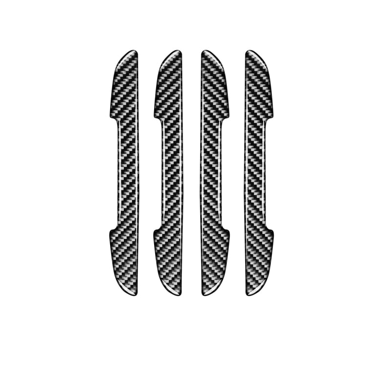 4 PCS Car Carbon Fiber Side Anti-collision Bumper Strip for Chevrolet Cruze 2009-2015, Left and Right Drive Universal