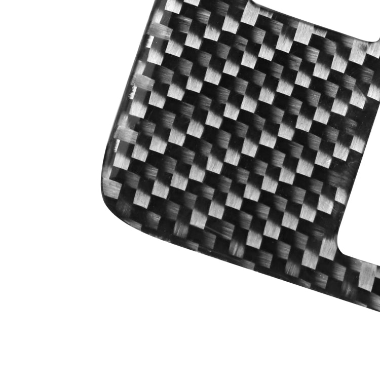 Car Carbon Fiber CD Button Decorative Sticker for Chevrolet Cruze 2009-2015, Left and Right Drive Universal