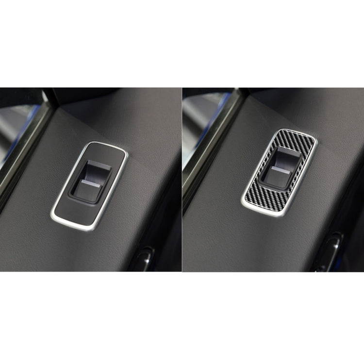 4 in 1 Car Carbon Fiber Lifting Panel Decorative Stickers for Jaguar F-PACE X761 XE X760 2016-2020, Right Drive