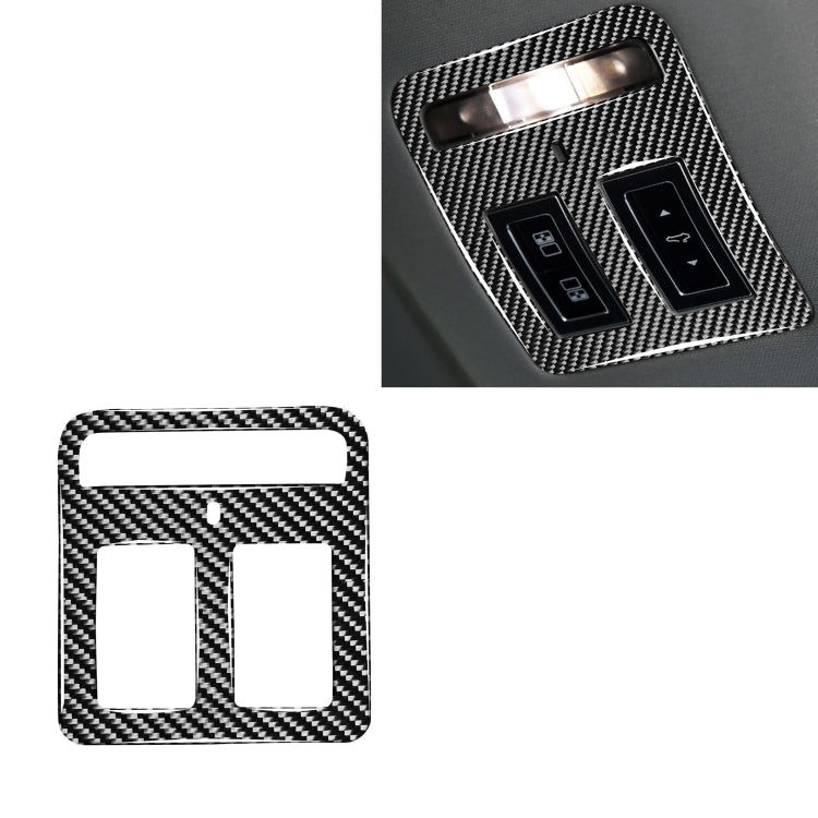 Car Carbon Fiber Reading Lamp Decorative Stickers for Jaguar F-PACE X761 XE X760 XF X260 XJ 2016-2020, Left and Right Drive Universal