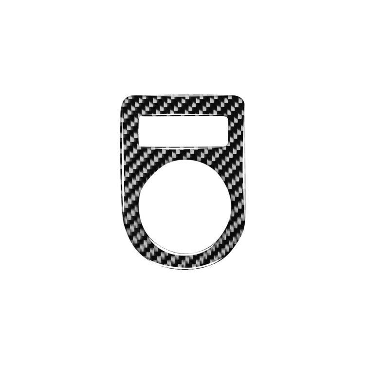 Car Carbon Fiber Gearshift Knob Decorative Stickers for Jaguar F-PACE X761 XE X760 XF X260 XJ 2016-2020, Left and Right Drive Universal