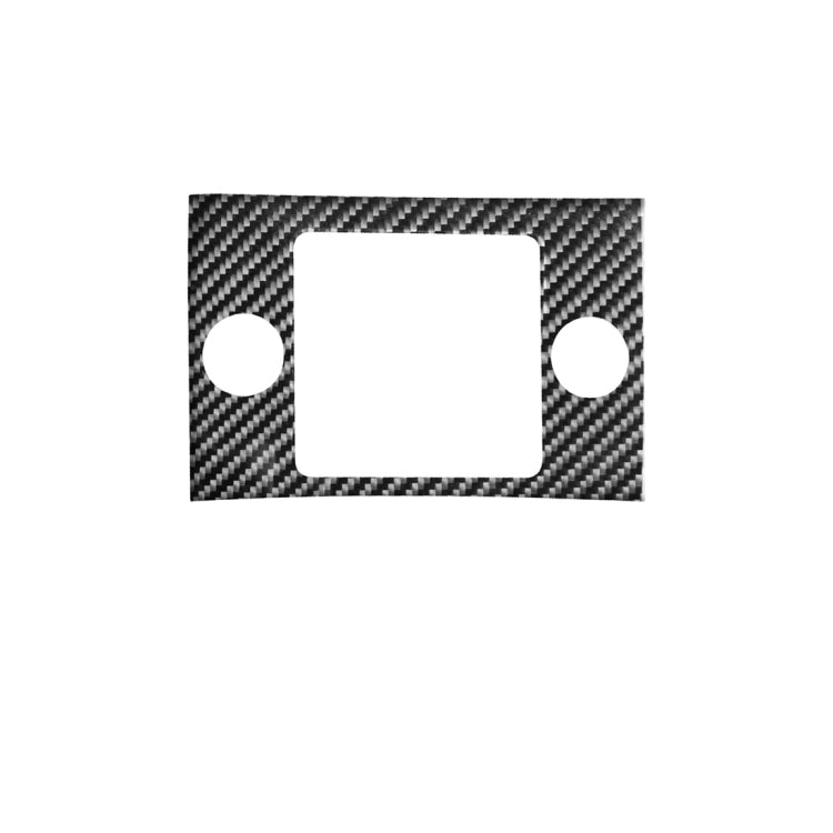Car Carbon Fiber Cigarette Lighter Panel Decorative Sticker for Land Rover Discovery 4 2010-2016, Left and Right Drive Universal, Cigarette Lighter Panel
