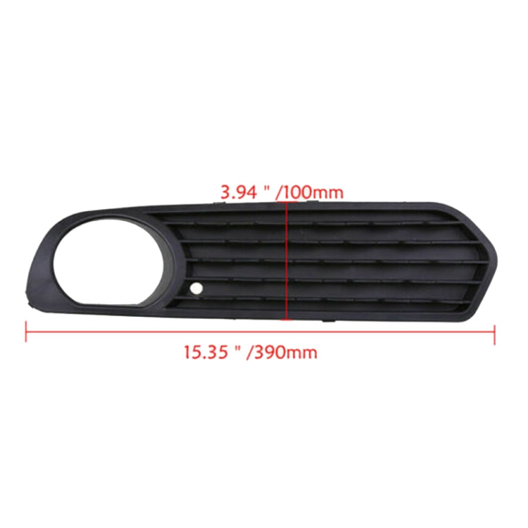 Pair Car Front Bumper Fog Light Grille Fog Lamp Frame for BMW F20 F21 2012-2014 51117272558 / 51117272557