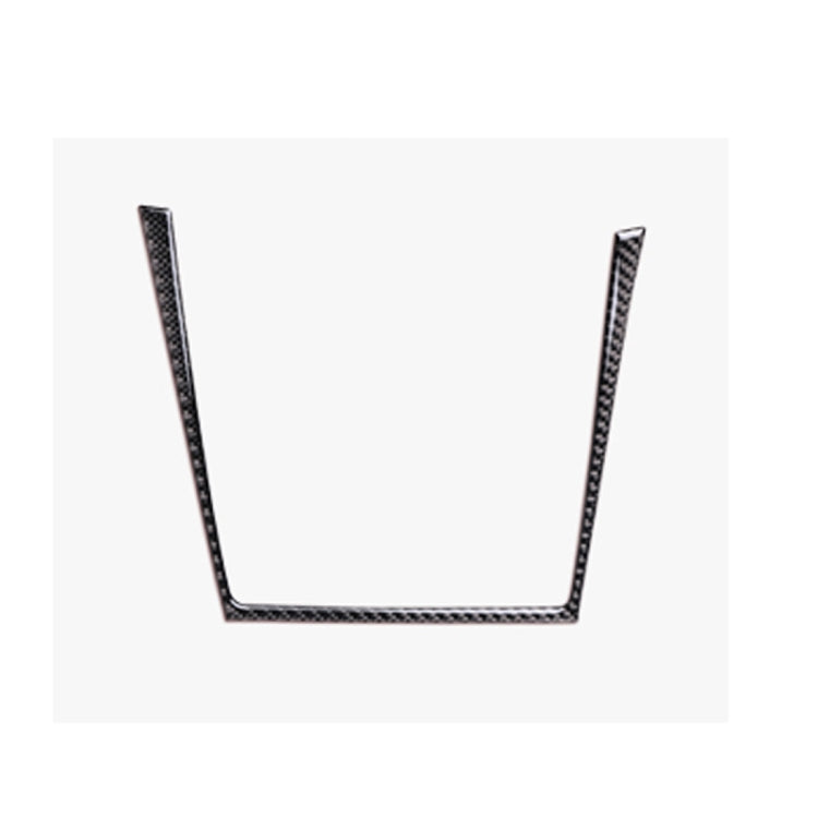 Car Carbon Fiber Water Cup Holder Decorative Sticker for BMW E70 X5 / E71 X6 2009-2013, Left Drive