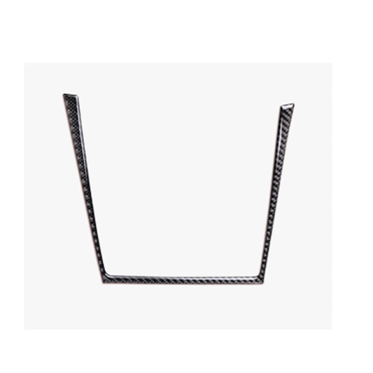 Car Carbon Fiber Water Cup Holder Decorative Sticker for BMW E70 X5 / E71 X6 2009-2013, Left Drive