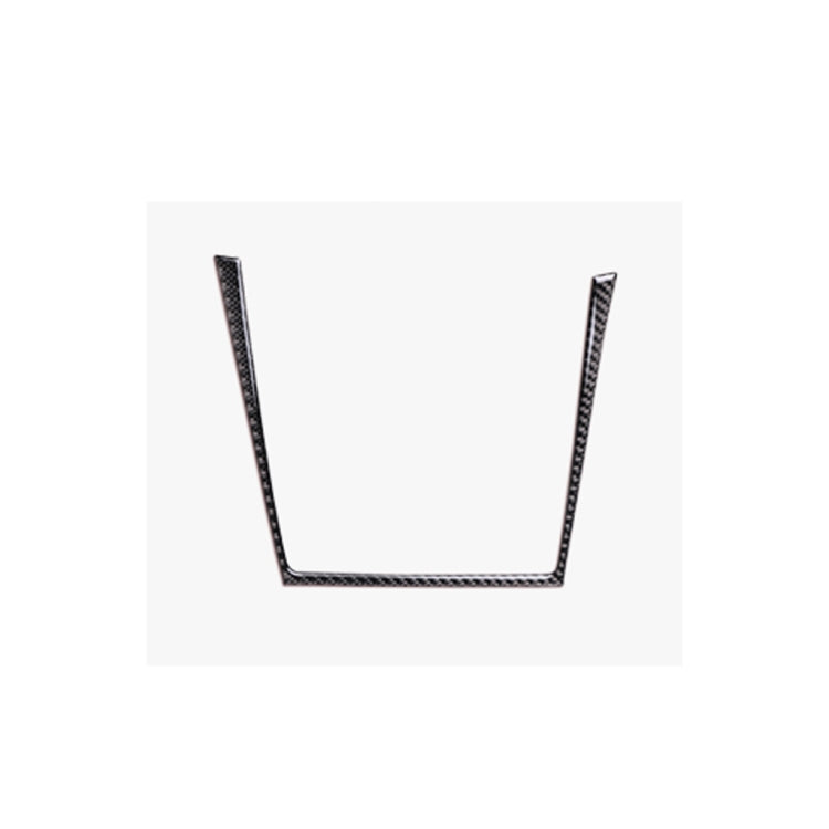 Car Carbon Fiber Water Cup Holder Decorative Sticker for BMW E70 X5 / E71 X6 2009-2013, Left Drive