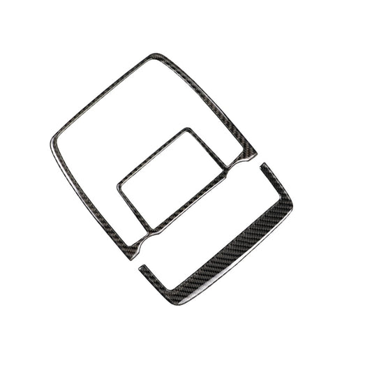 2 in 1 Car Carbon Fiber Solid Color Reading Light Decorative Sticker for BMW E70 X5 / E71 X6 2008-2013, Left and Right Drive Universal