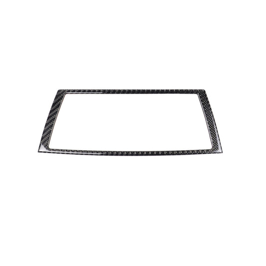 Car Carbon Fiber Solid Color Navigation Frame Decorative Sticker for BMW E70 X5 / E71 X6 2008-2013, Left and Right Drive Universal
