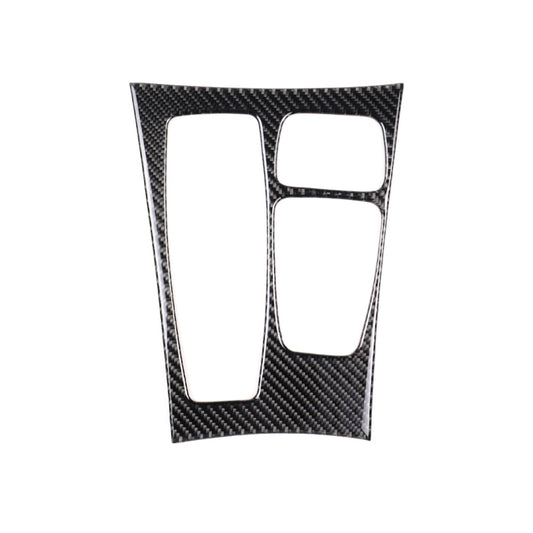Car Carbon Fiber Solid Color Gear Panel Decorative Sticker for BMW X5 2008-2013 / X6 2009-2014, Low-level Configuration Left Drive, Gear Panel