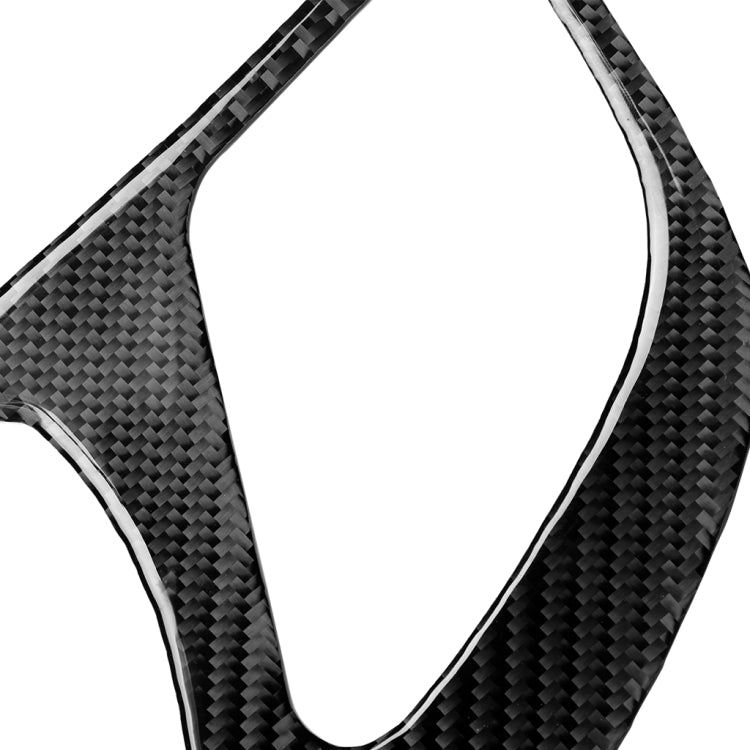 Car Carbon Fiber Dashboard Frame Decorative Sticker for Audi A5, Left Drive