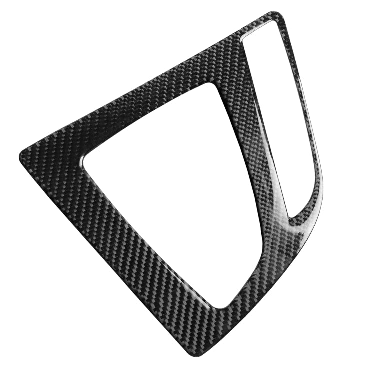 Car Carbon Fiber Gear Position Panel Decorative Sticker for BMW 2013-2017 3 Series F30 / 3GTSeries F34, Right Drive