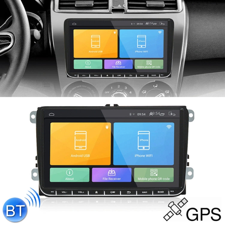 CKVW92 HD 9 inch 2 Din Android 6.0 Car MP5 Player GPS Navigation Multimedia Player Bluetooth Stereo Radio for Volkswagen, Support FM & Mirror Link, Europe Map Version