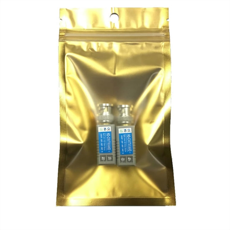 2 PCS Anpwoo 100B Upgrade Version Screw-type Coaxial HD-CVI/AHD/CVI 1CH Passive Transceiver Video Balun