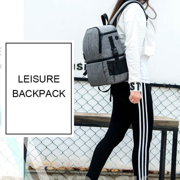 Multi-functional Waterproof Nylon Shoulder Backpack Padded Shockproof Camera Case Bag for Nikon Canon DSLR Cameras