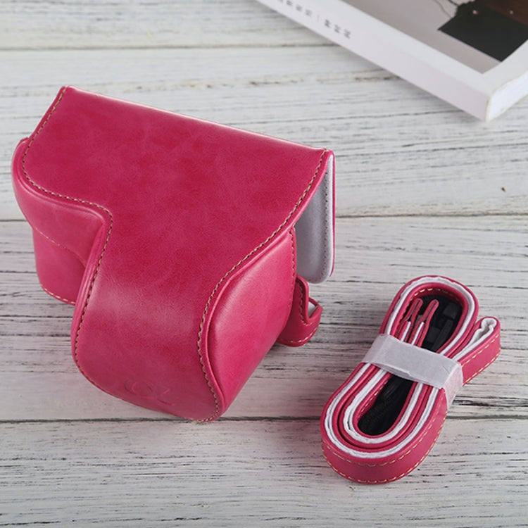 Full Body Camera PU Leather Case Bag with Strap for Sony A6000 / A6300 / Nex 6