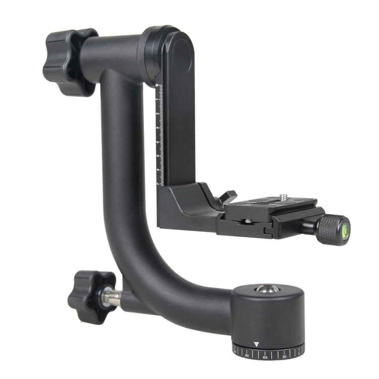 YELANGU Horizontal 360 Degree Gimbal Tripod Head for Home DV and SLR Cameras