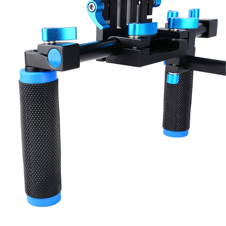 YELANGU YLG0102A-A01 Dual Handle Shoulder Mount Support Kit DSLR Rig