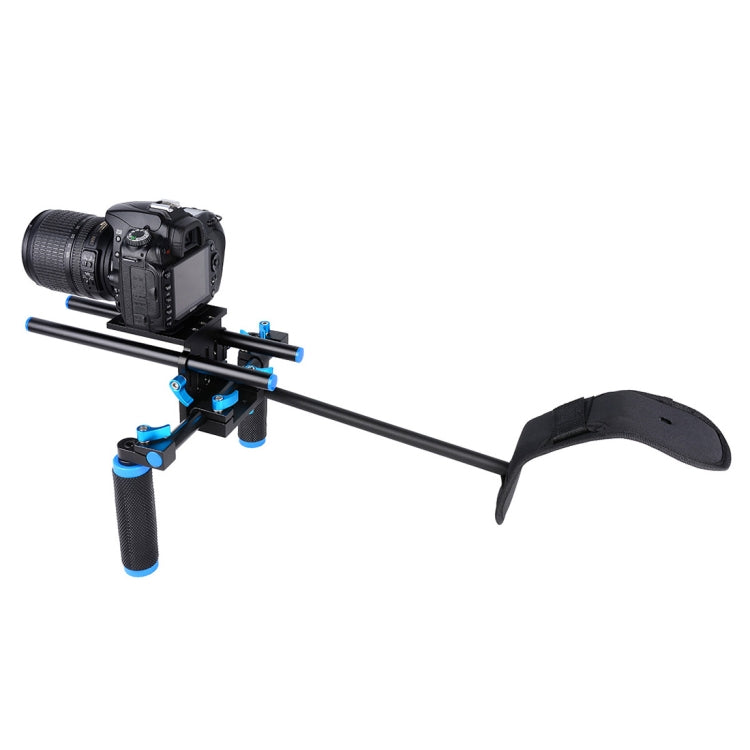 YELANGU YLG0102A-A01 Dual Handle Shoulder Mount Support Kit DSLR Rig