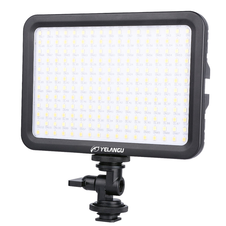 YELANGU YLG0504B 204 LEDs 1000LM 3300-5600K No Polar Dimmable Studio Light Video & Photo Light for Canon, Nikon, DSLR Cameras