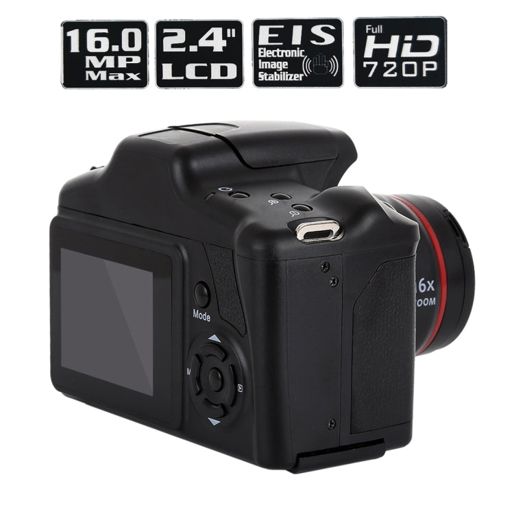 1.3 Mega Pixel HD DV SLR Camera, 2.4 inch LCD, Full HD 720P Recording, EIS