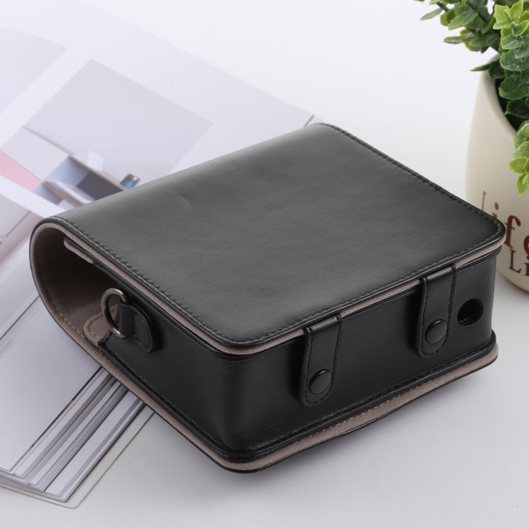 Retro Style Full Body Camera PU Leather Case Bag with Strap for FUJIFILM instax SQUARE SQ6