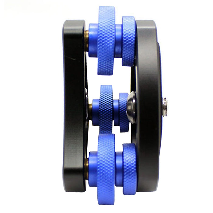 DLEV-3838 Precision Bubble Level Leveling Base Tripod Head Plate with 3/8 inch Screw & 3 Adjustment Dials for Tripod Mount