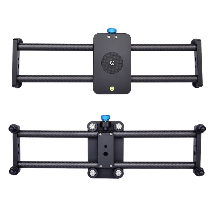 YELANGU L40T 40cm Carbon Fiber Slide Rail Track for SLR Cameras / Video Cameras