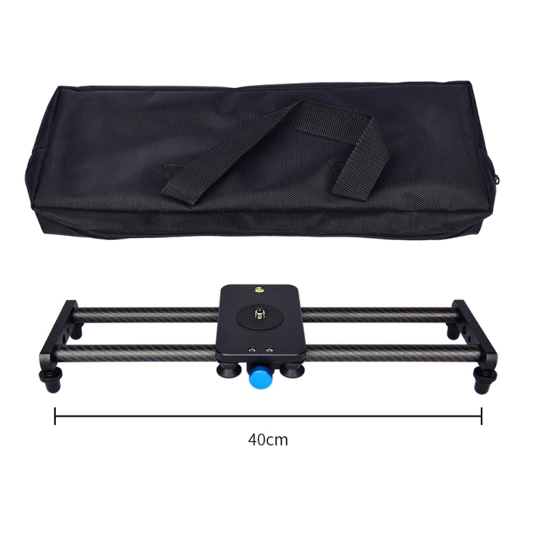 YELANGU L40T 40cm Carbon Fiber Slide Rail Track for SLR Cameras / Video Cameras