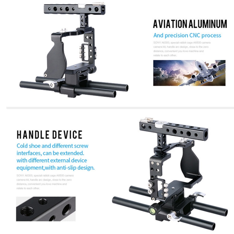 YELANGU C6 Camera Video Cage Stabilizer for Sony A6000 / A6300 / A6500 / A6400