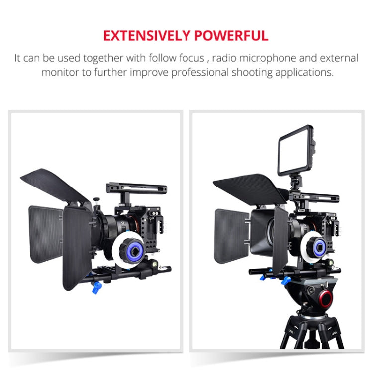 YELANGU CA7 YLG0908A-A01 Video Camera Cage Stabilizer for Sony A7K / A72 / A73 / A7S2 / A7R3 / A7R2 / A7X