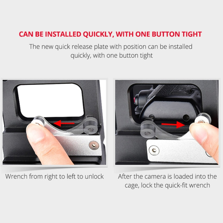 YELANGU C8 YLG0910 Handle Video Camera Cage Stabilizer