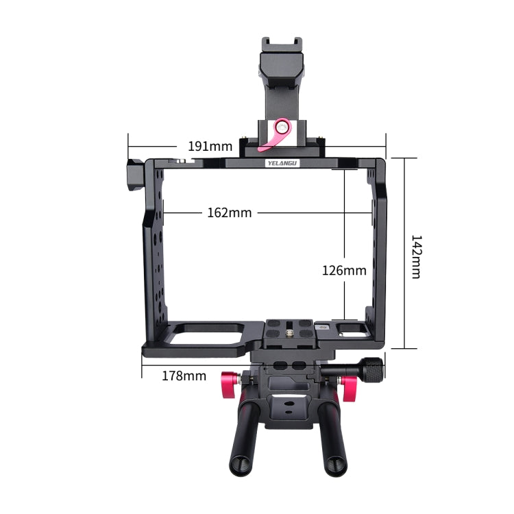 YELANGU C8 YLG0910 Handle Video Camera Cage Stabilizer