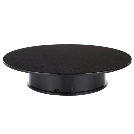 25cm 360 Degree Electric Rotating Turntable Display Stand Video Shooting Props Turntable for Photography, Load 3kg, Powered by Battery