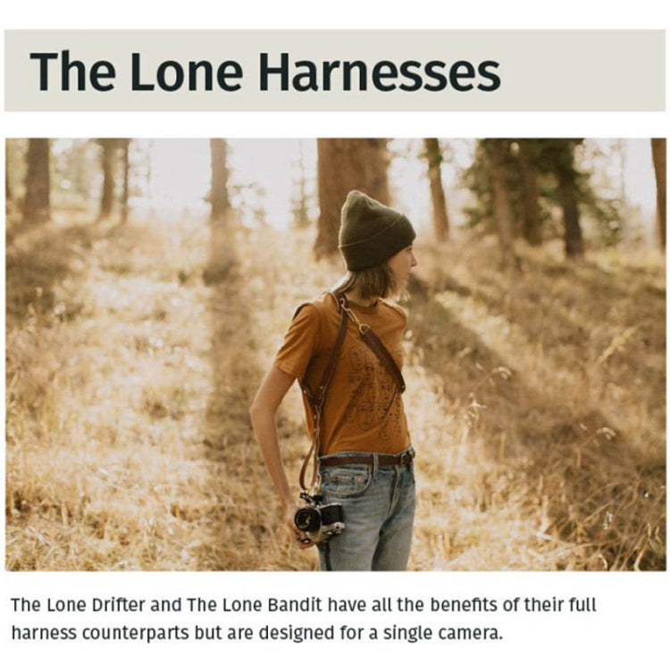 Quick Release Anti-Slip Shoulder Leather Harness Camera Strap with Metal Hook for SLR / DSLR Cameras (Left Shoulder)