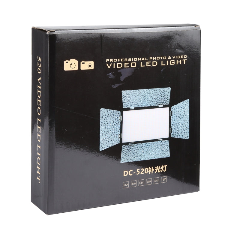 LED01 520 LEDs 4100LM Professional Vlogging Photography Video & Photo Studio Light for Canon / Nikon DSLR Cameras