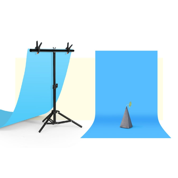 70x75cm T-Shape Photo Studio Background Support Stand Backdrop Crossbar Bracket Kit with Clips, No Backdrop